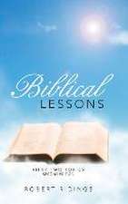 Biblical Lessons