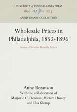 Wholesale Prices in Philadelphia, 1852–1896 – Series of Relative Monthly Prices