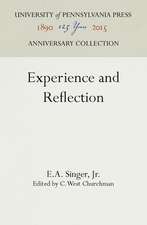 Experience and Reflection