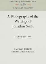 A Bibliography of the Writings of Jonathan Swift