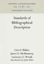 Standards of Bibliographical Description