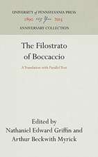 The Filostrato of Boccaccio – A Translation with Parallel Text