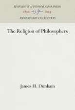 The Religion of Philosophers