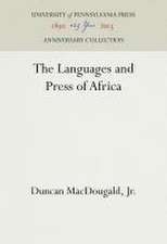 The Languages and Press of Africa