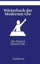 Worterbuch Der Modernen GBE