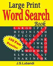 Large Print Word Search Book