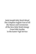 Saint Joseph Holy Week Missal