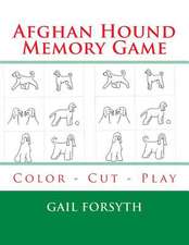 Afghan Hound Memory Game