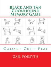 Black and Tan Coonhound Memory Game