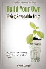 Build Your Own Living Revocable Trust