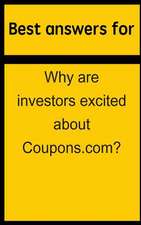 Best Answers for Why Are Investors Excited about Coupons.Com?