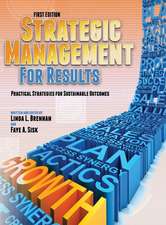 Strategic Management for Results