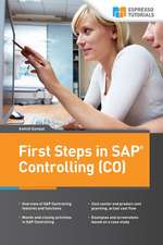 First Steps in SAP Controlling (Co)