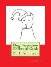 Dogo Argentino Christmas Cards