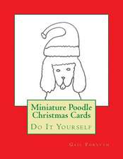 Miniature Poodle Christmas Cards