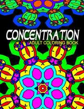 Concentration Adult Coloring Books - Vol.10