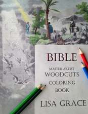 Bible Master Artist Woodcuts Coloring Book for Adults #1 by Lisa Grace