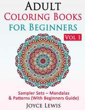 Adult Coloring Books for Beginners, Volume 1