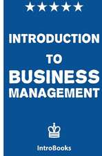 Introduction to Business Management