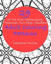 29+ of the Most Challenging, Technical, Full Page, Mandala Adult Coloring Patterns