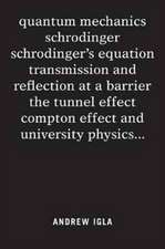 quantum mechanics schrodinger schrodinger's equation transmission and reflection at a barrier the tunnel effect compton effect and university physics . . .