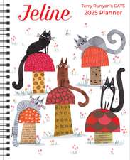 Feline 12-Month 2025 Monthly/Weekly Planner Calendar