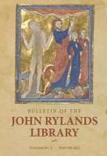 Bulletin of the John Rylands Library 99/2