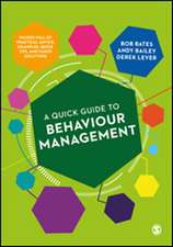 A Quick Guide to Behaviour Management