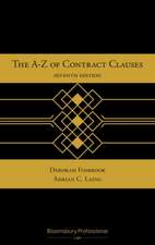 The A-Z of Contract Clauses