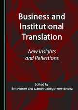 Business and Institutional Translation