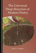 Universal Deep Structure of Modern Poetry