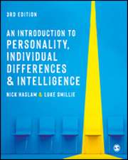 An Introduction to Personality, Individual Differences and Intelligence