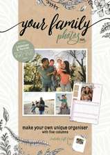 Your Family Photos Planner A3 Calendar 2025