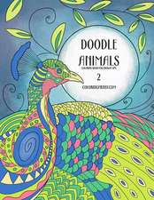 Doodle Animals Coloring Book for Grown-Ups 2