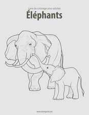 Livre de Coloriage Pour Adultes Elephants 1