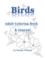 Birds Adult Coloring Book