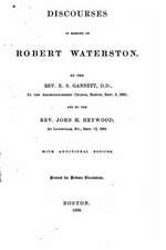 Discourses in Memory of Robert Waterston