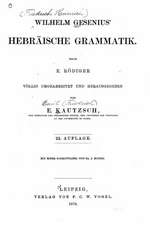 Wilhelm Gesenius' Hebraische Grammatik