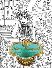 Chicas Steampunk Libro Para Colorear Para Adultos 1