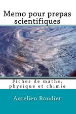 Memo Pour Prepas Scientifiques