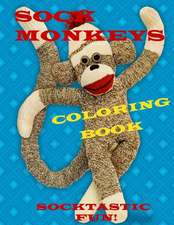 Sock Monkeys Coloring Book