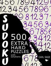 Sudoku 500 Extra Hard Puzzles with Solutions