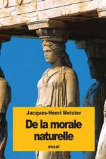 de La Morale Naturelle