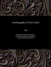 Autobiography of Peter Taylor