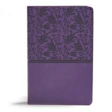 KJV Giant Print Reference Bible, Purple Leathertouch, Indexed