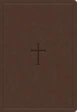 KJV Super Giant Print Reference Bible, Brown LeatherTouch, Indexed