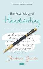 Garrda, B: Psychology of Handwriting