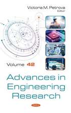 Advances in Engineering Research. Volume 42