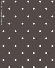 Polka Dot Patterned Notebook