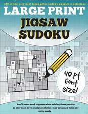 Large Print Jigsaw Sudoku